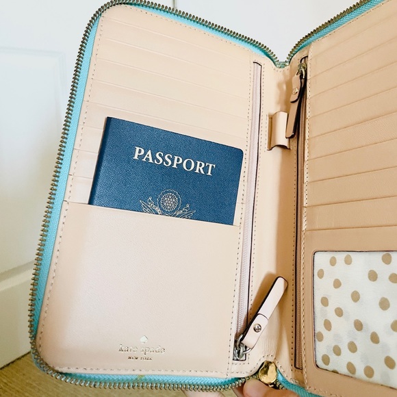 Kate Spade Grand Street Zip Travel Wallet - Picture 8 of 9